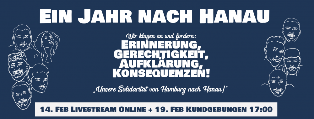 Solidarität mit Hanau 19 februar